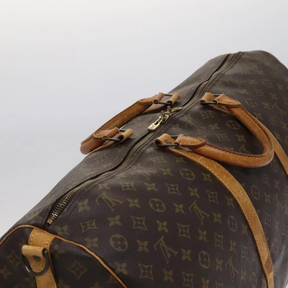 LOUIS VUITTON Monogram Keepall Bandouliere 60 Boston Bag M41412 LV Auth 113099 - Picture 6 of 15
